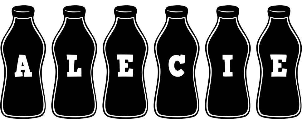 Alecie bottle logo