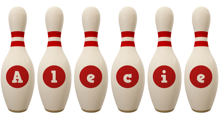 Alecie bowling-pin logo