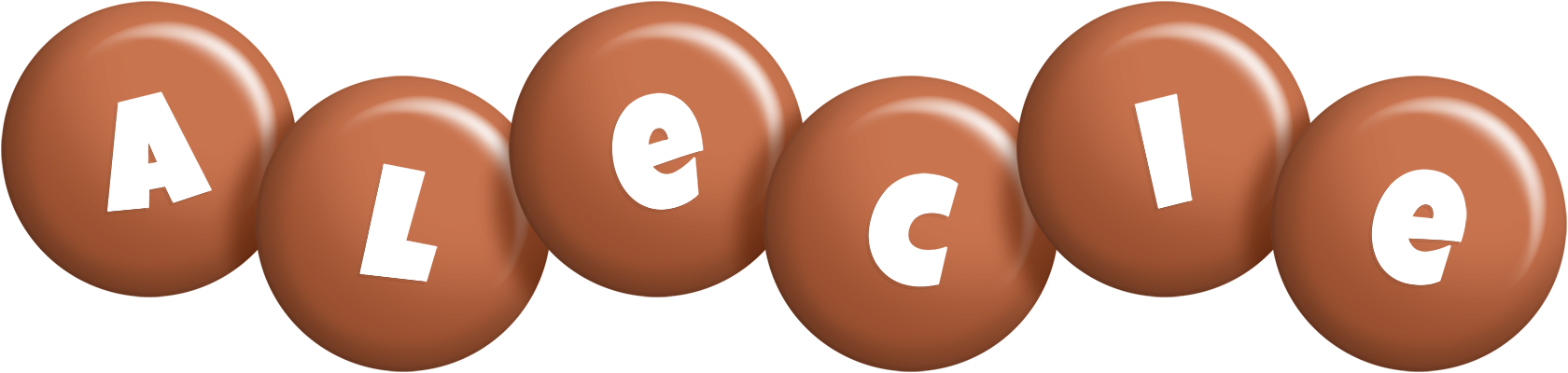 Alecie candy-brown logo