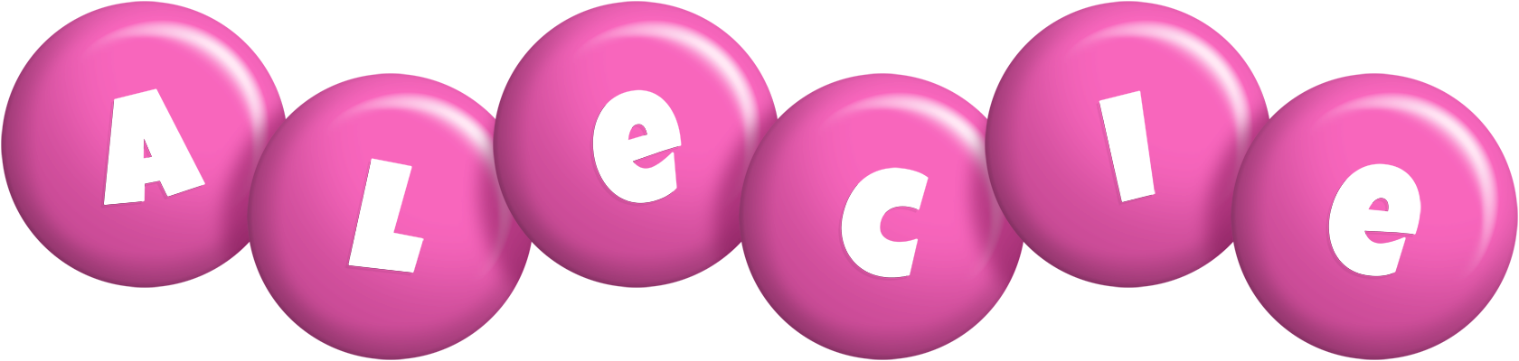 Alecie candy-pink logo