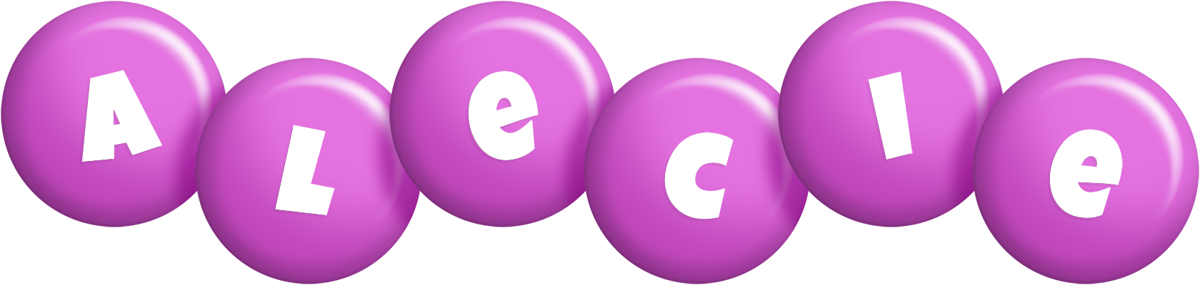 Alecie candy-purple logo