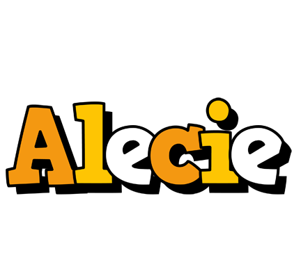 Alecie cartoon logo
