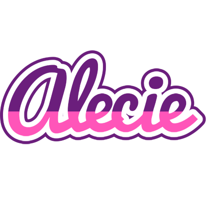 Alecie cheerful logo
