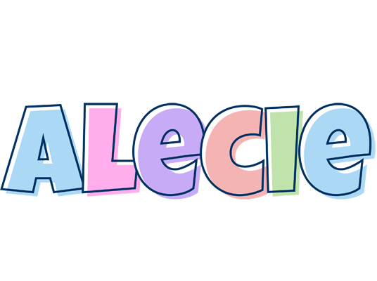 Alecie pastel logo