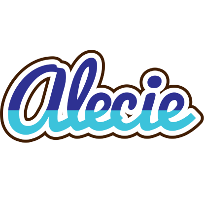 Alecie raining logo