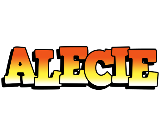 Alecie sunset logo