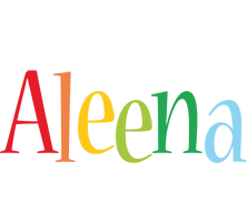 Aleena birthday logo