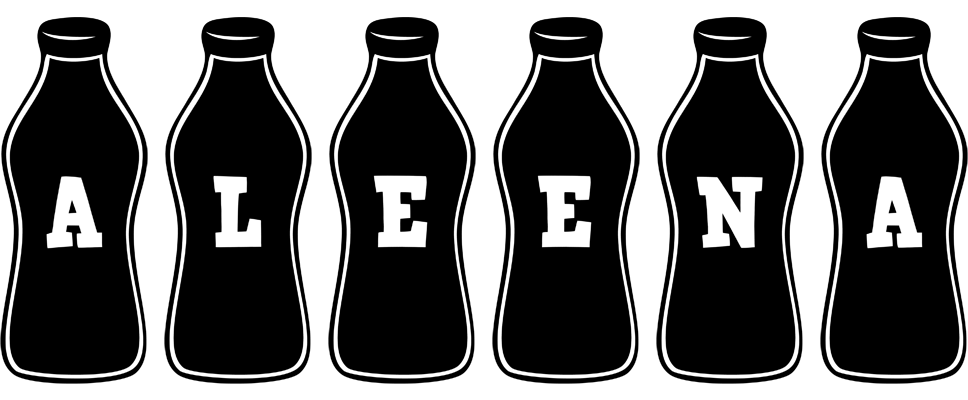 Aleena bottle logo