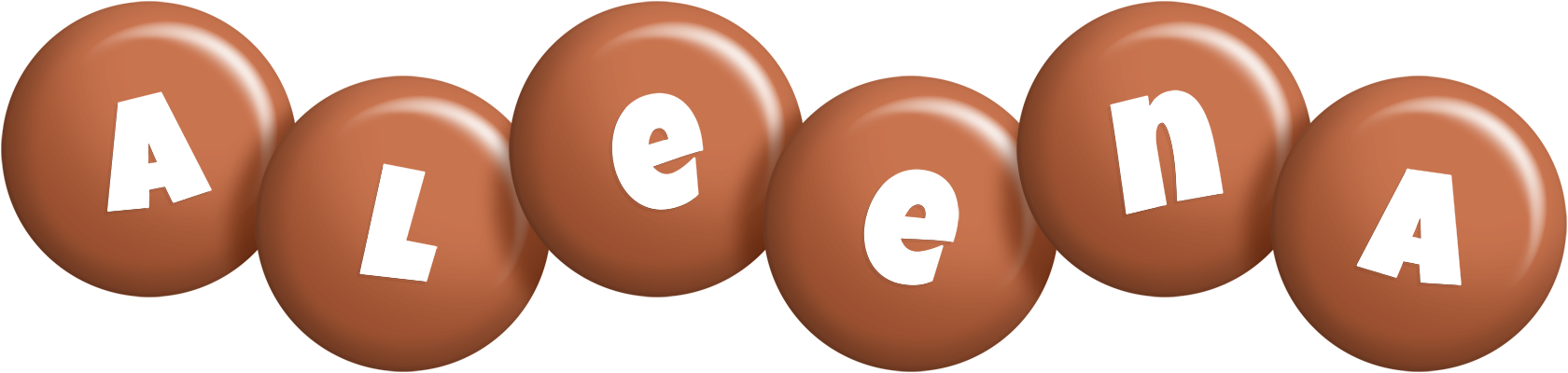 Aleena candy-brown logo