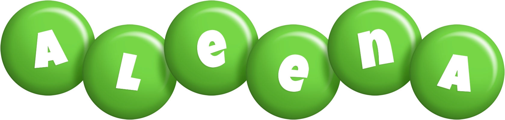Aleena candy-green logo