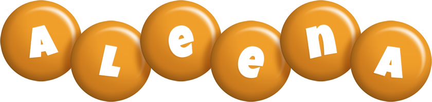 Aleena candy-orange logo