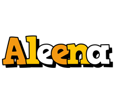 Aleena cartoon logo