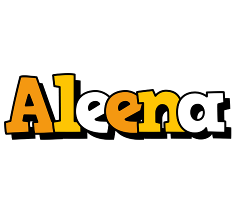 Aleena cartoon logo