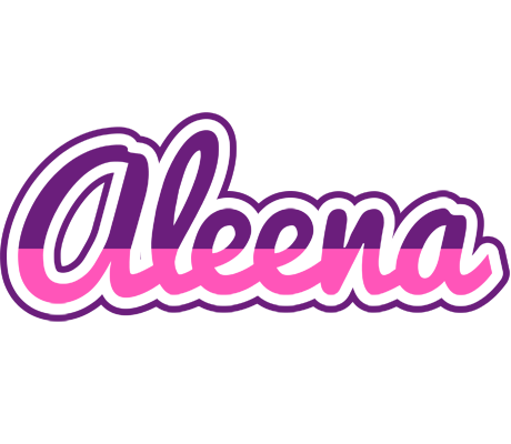 Aleena cheerful logo