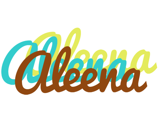 Aleena cupcake logo