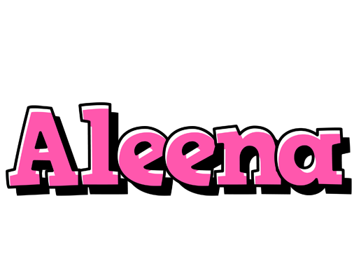 Aleena girlish logo