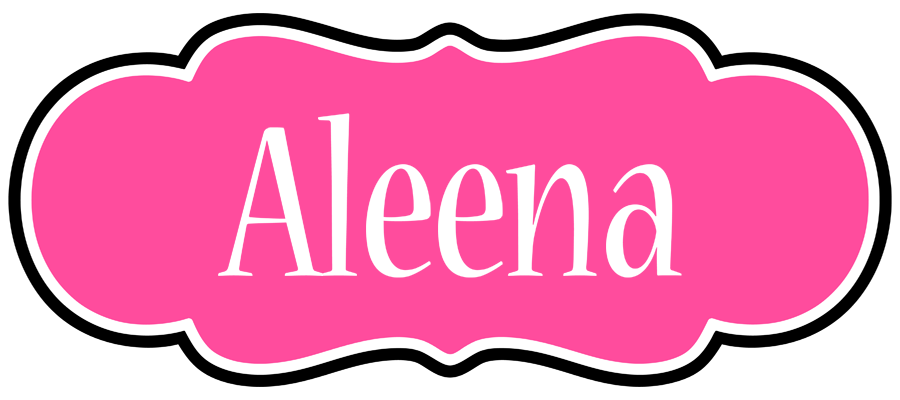Aleena invitation logo