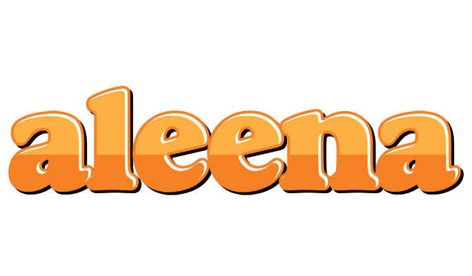 Aleena orange logo