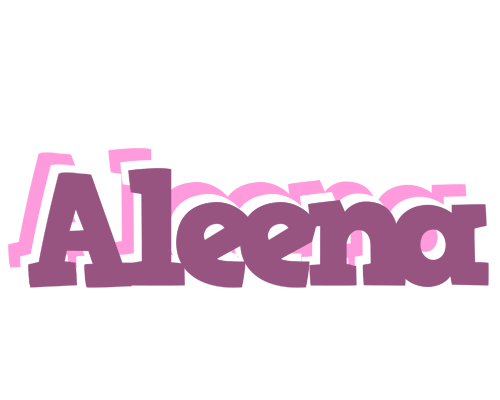 Aleena relaxing logo