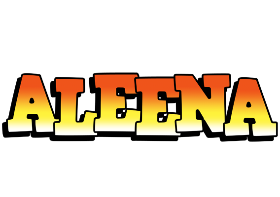 Aleena sunset logo