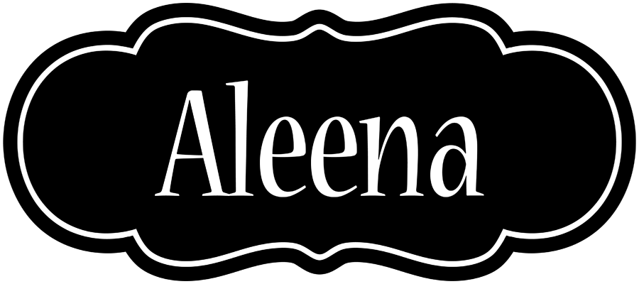 Aleena welcome logo