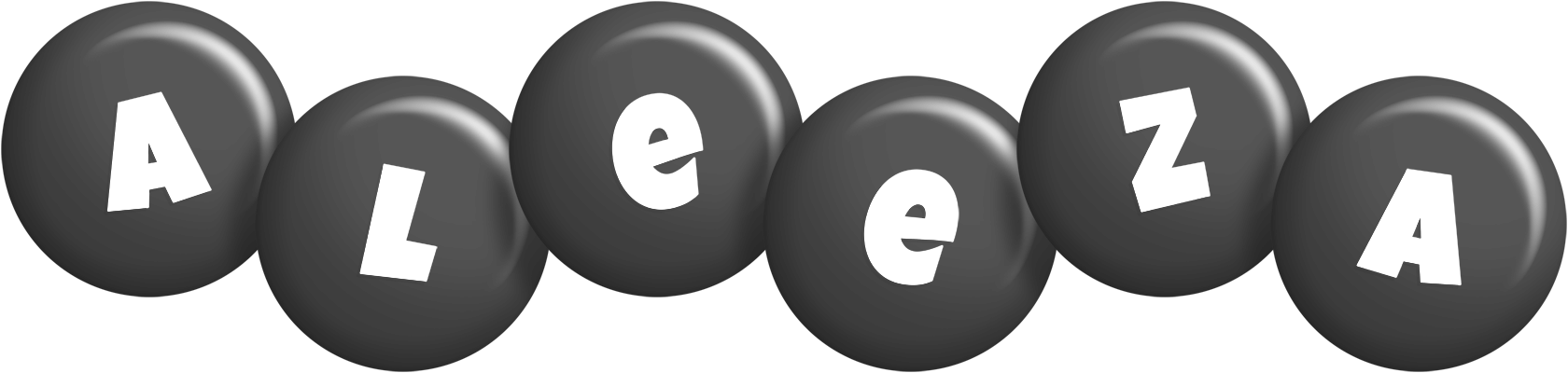 Aleeza candy-black logo