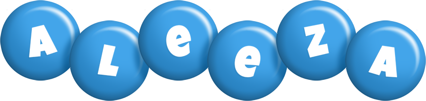 Aleeza candy-blue logo