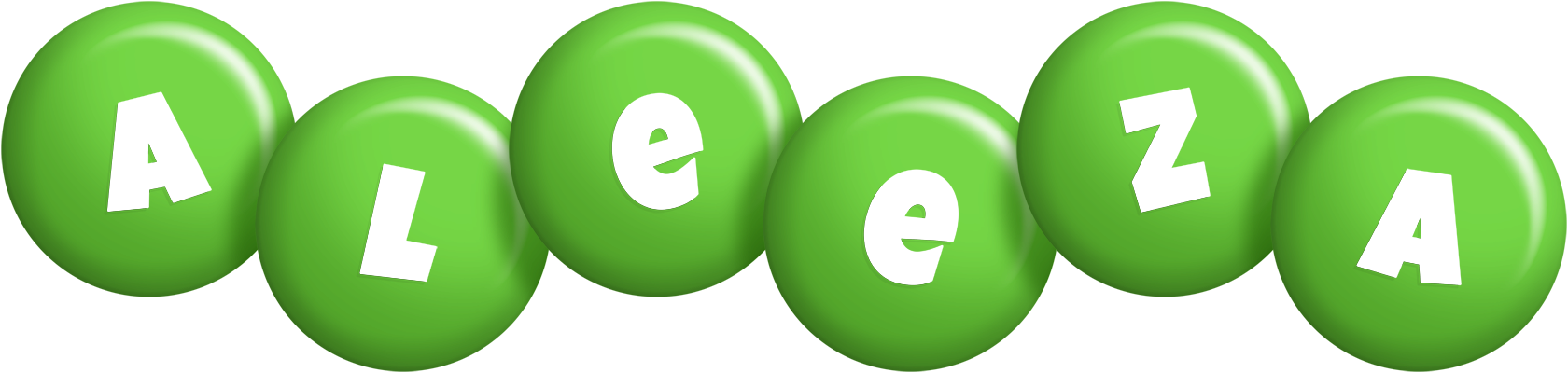 Aleeza candy-green logo