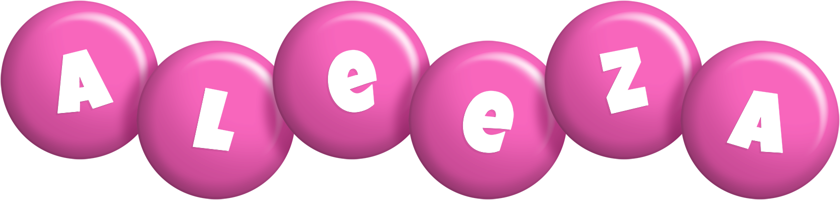 Aleeza candy-pink logo