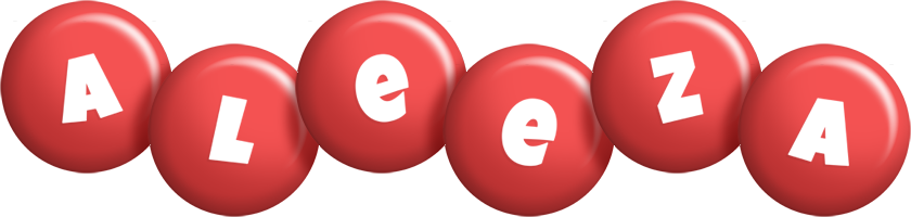 Aleeza candy-red logo