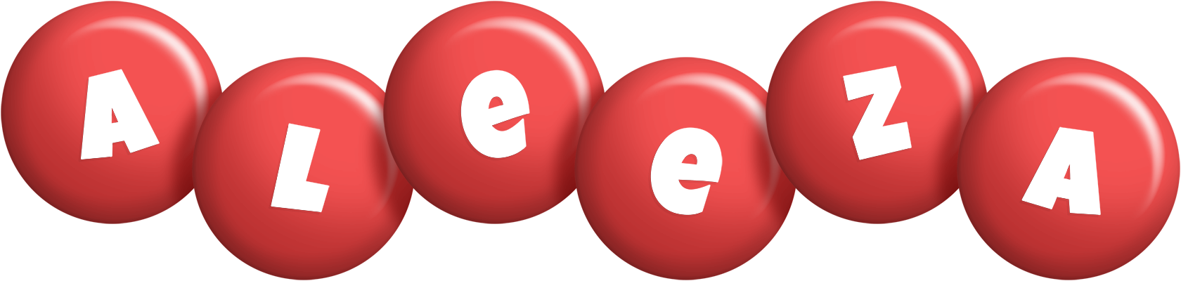 Aleeza candy-red logo