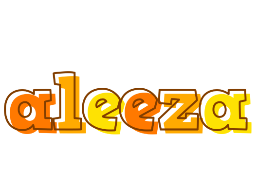 Aleeza desert logo