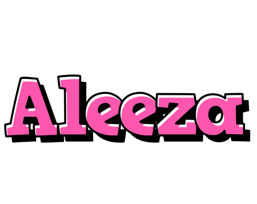 Aleeza girlish logo