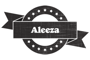 Aleeza grunge logo