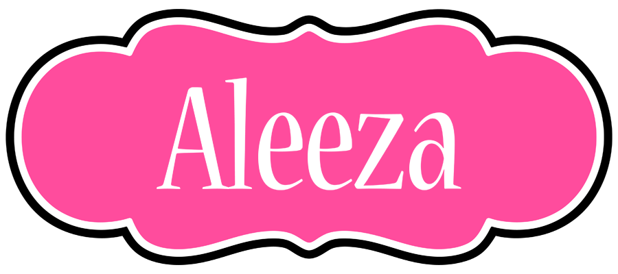 Aleeza invitation logo