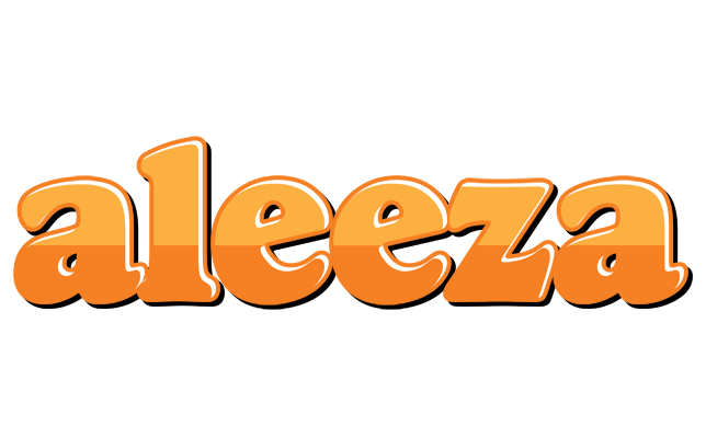 Aleeza orange logo