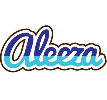 Aleeza raining logo