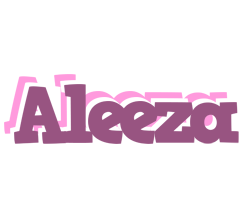 Aleeza relaxing logo