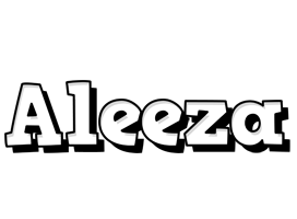 Aleeza snowing logo