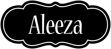 Aleeza welcome logo