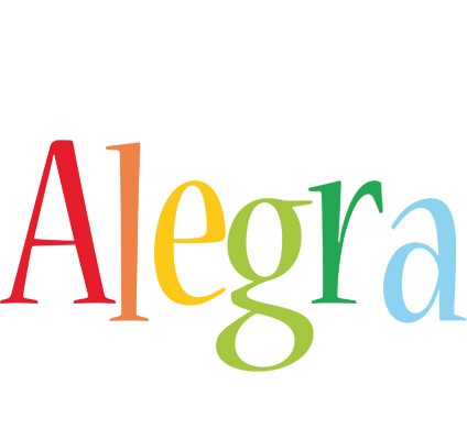 Alegra birthday logo