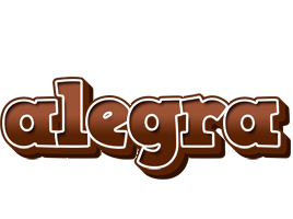 Alegra brownie logo