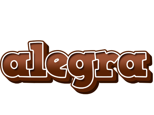 Alegra brownie logo