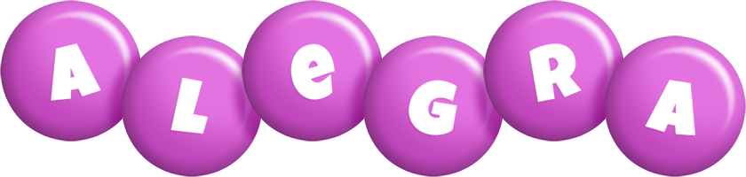 Alegra candy-purple logo