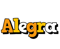 Alegra cartoon logo