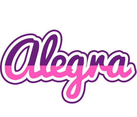 Alegra cheerful logo