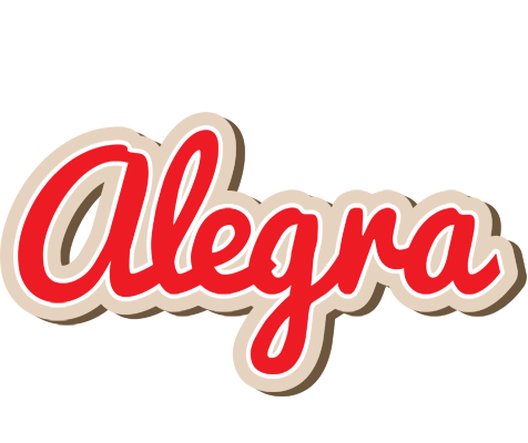 Alegra chocolate logo