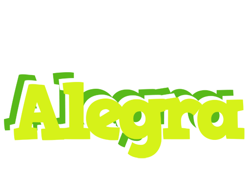 Alegra citrus logo
