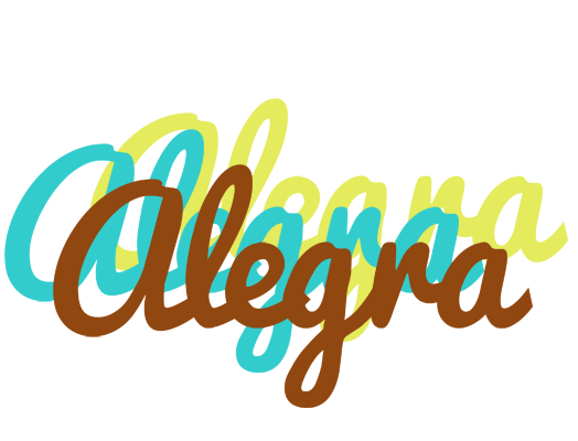 Alegra cupcake logo