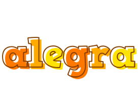 Alegra desert logo